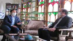 دیدار دکتر پاشازاده با مدیر کل میراث فرهنگی،گردشگی و صنایع دستی استان آذربایجان شرقی